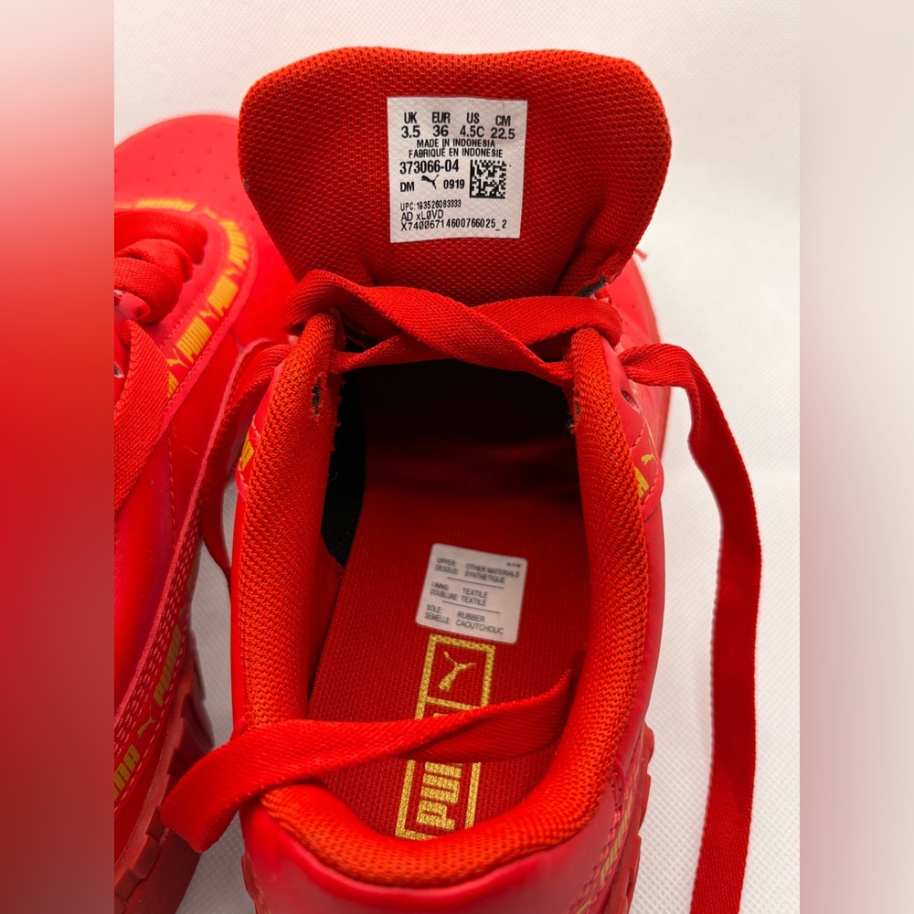 Puma Kids Bold Red Sneakers - Picture 6 of 7
